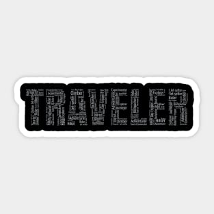 TRAVELER Sticker